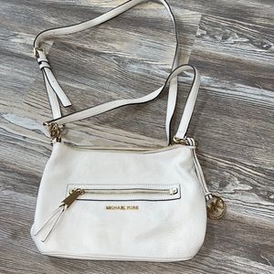 White Michael Kors cross body